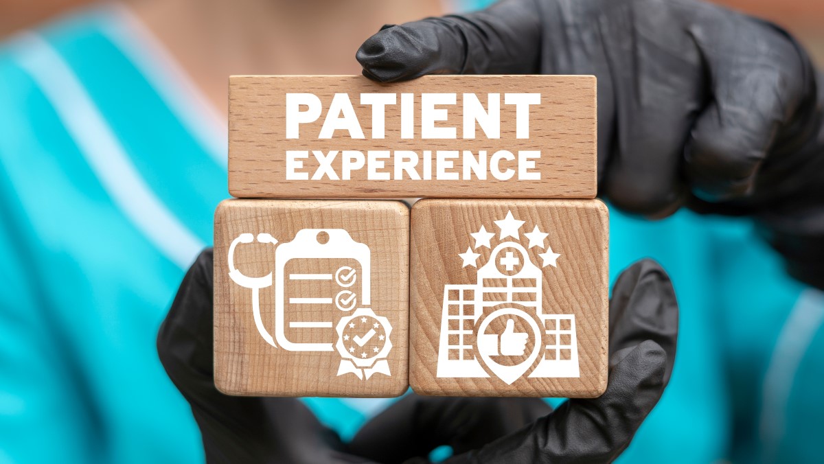 Picture showing what helps to make a good patient experience